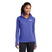 Sport-Tek Women's Sport-Wick Stretch 1/4-Zip Pullover